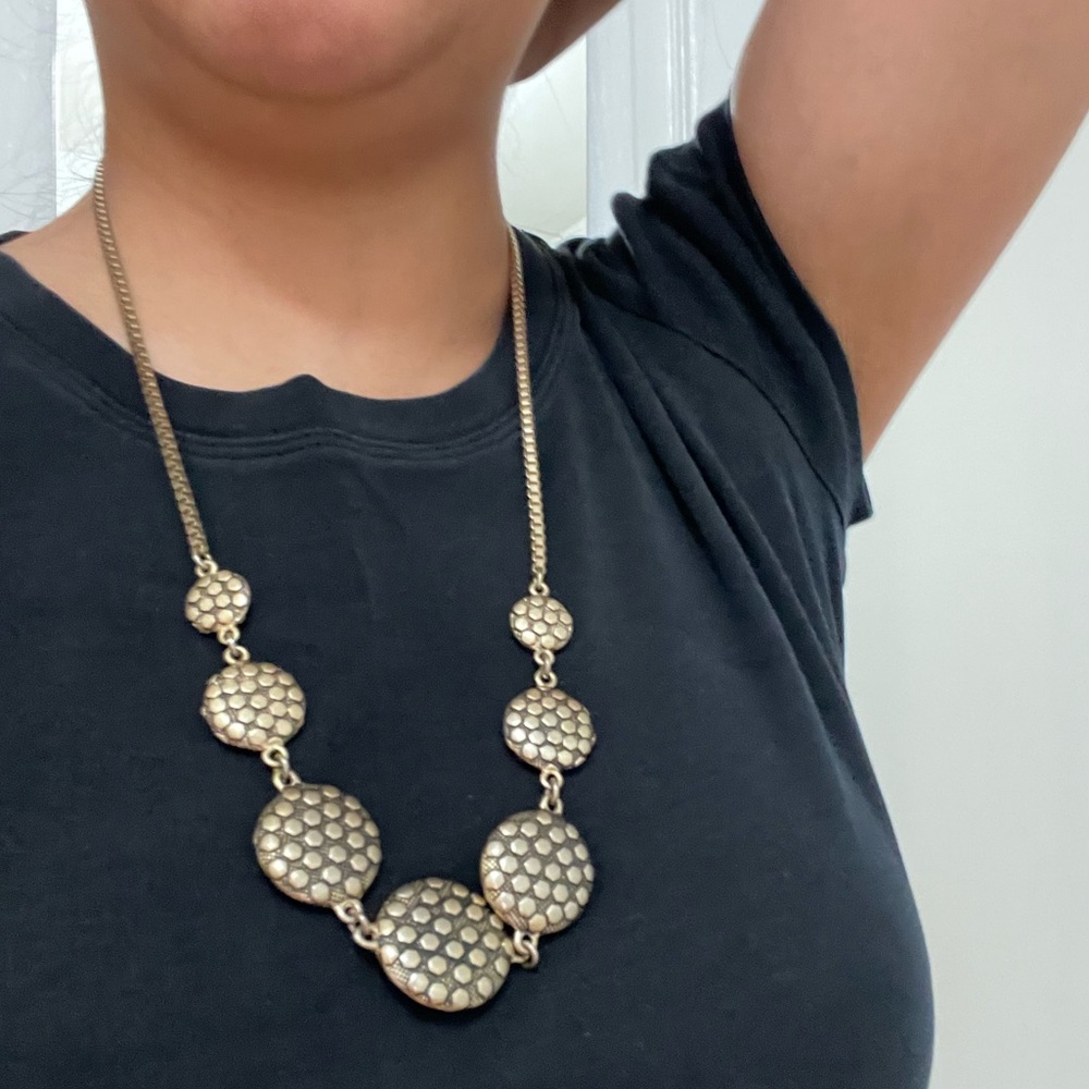 Madewell discs statement necklace